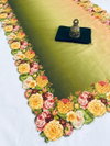 MG 390 Zarna Silk Cut Work Border Printed Sarees Wholesale Shop In Surat